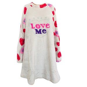 Love Me Women Fashion Soft Plush Sleepwear Pajama Nightgown - L/XL